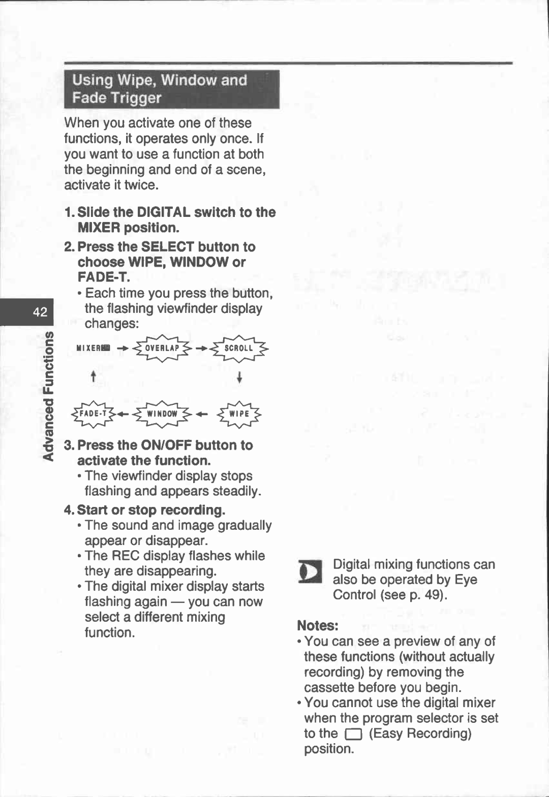 Canon UC-X20 manual 