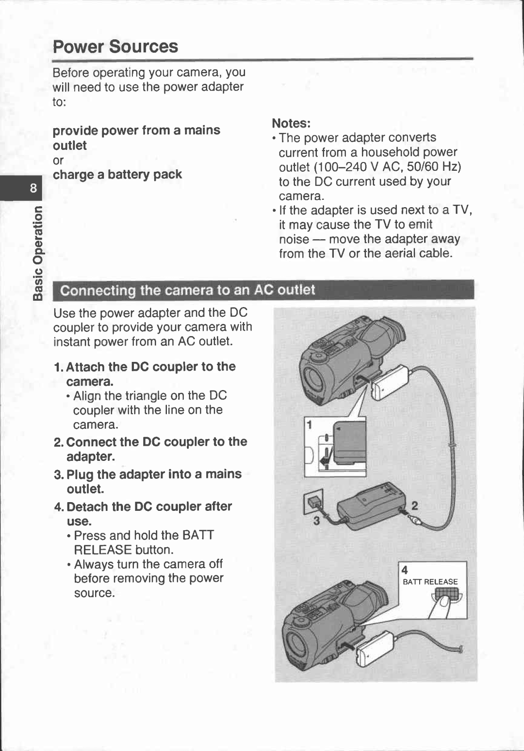 Canon UC-X20 manual 