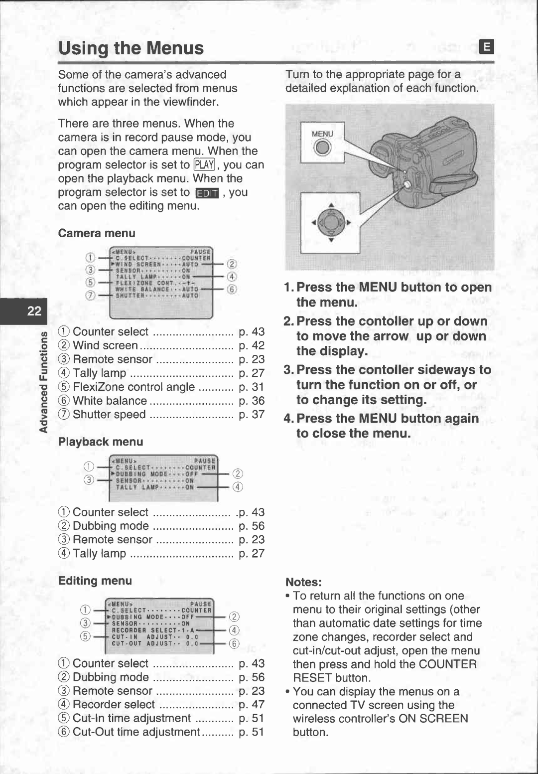 Canon UC-X45, UC-X40 manual 