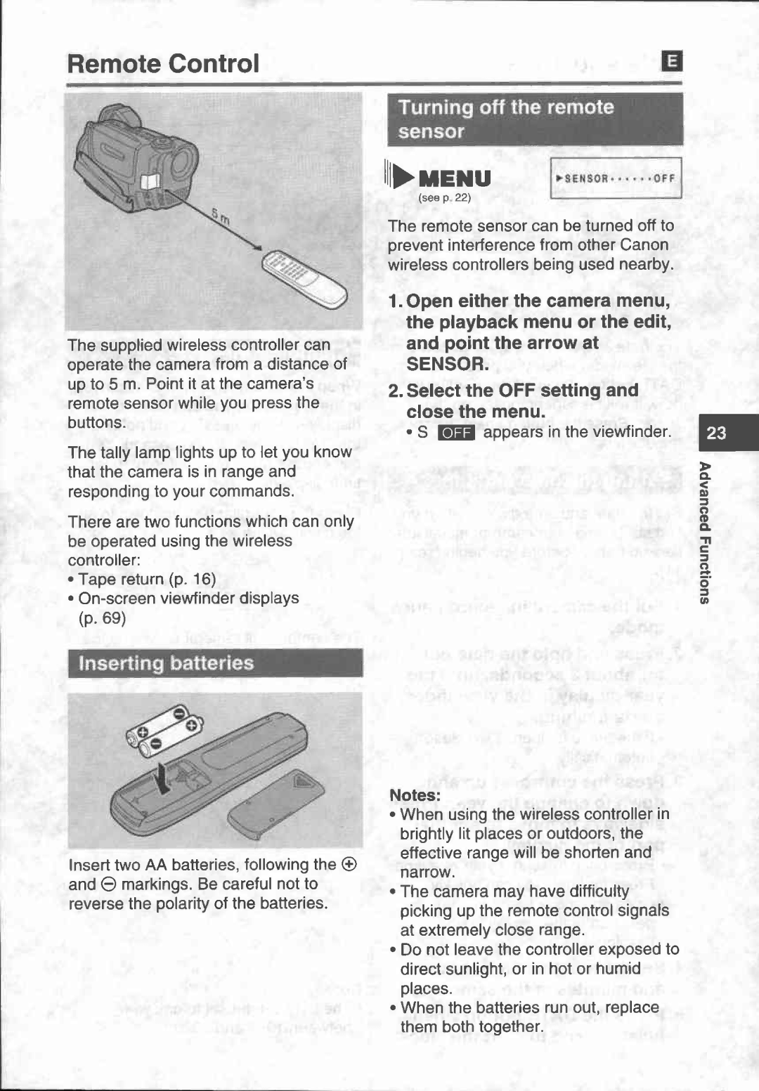 Canon UC-X40, UC-X45 manual 