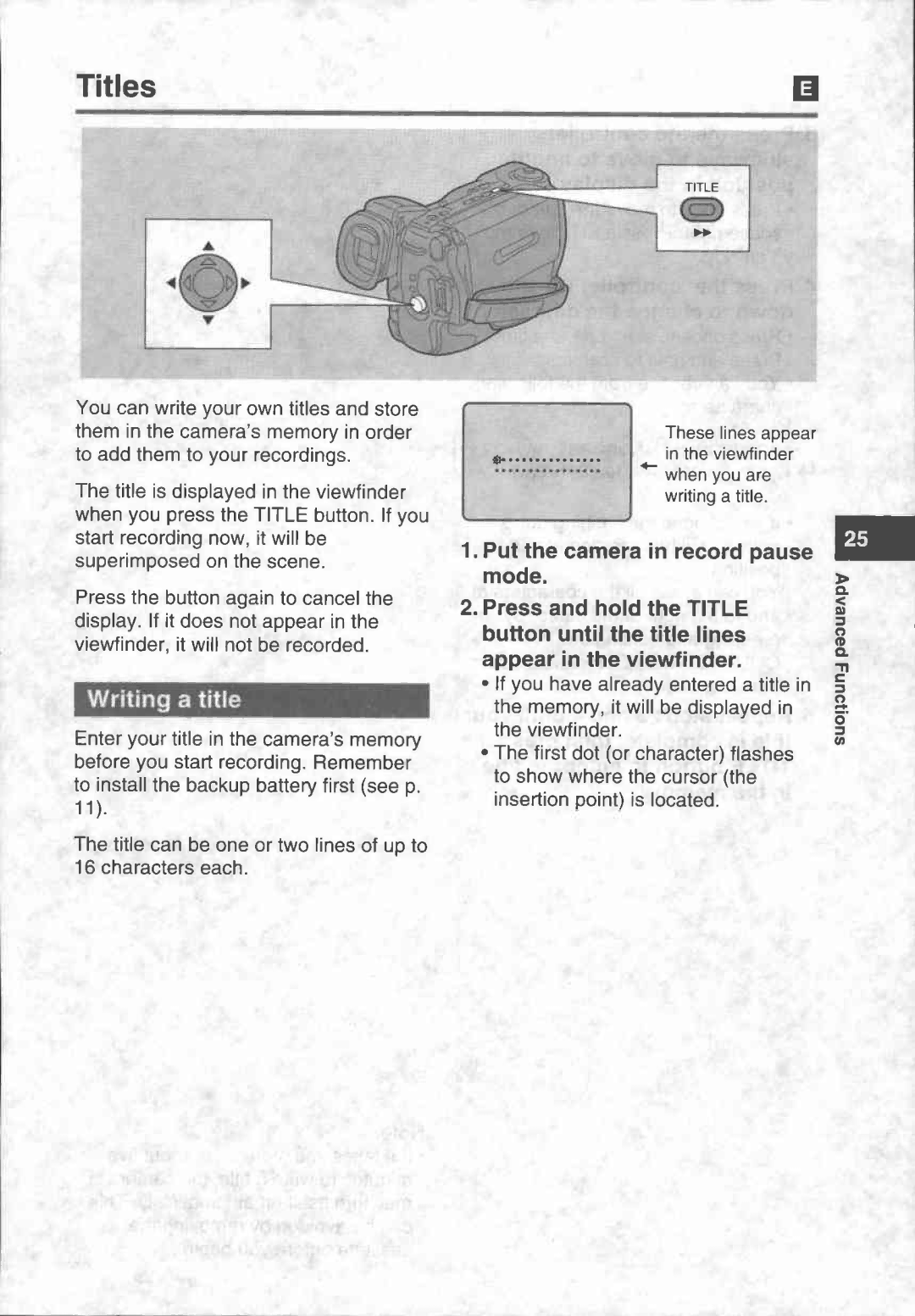 Canon UC-X40, UC-X45 manual 