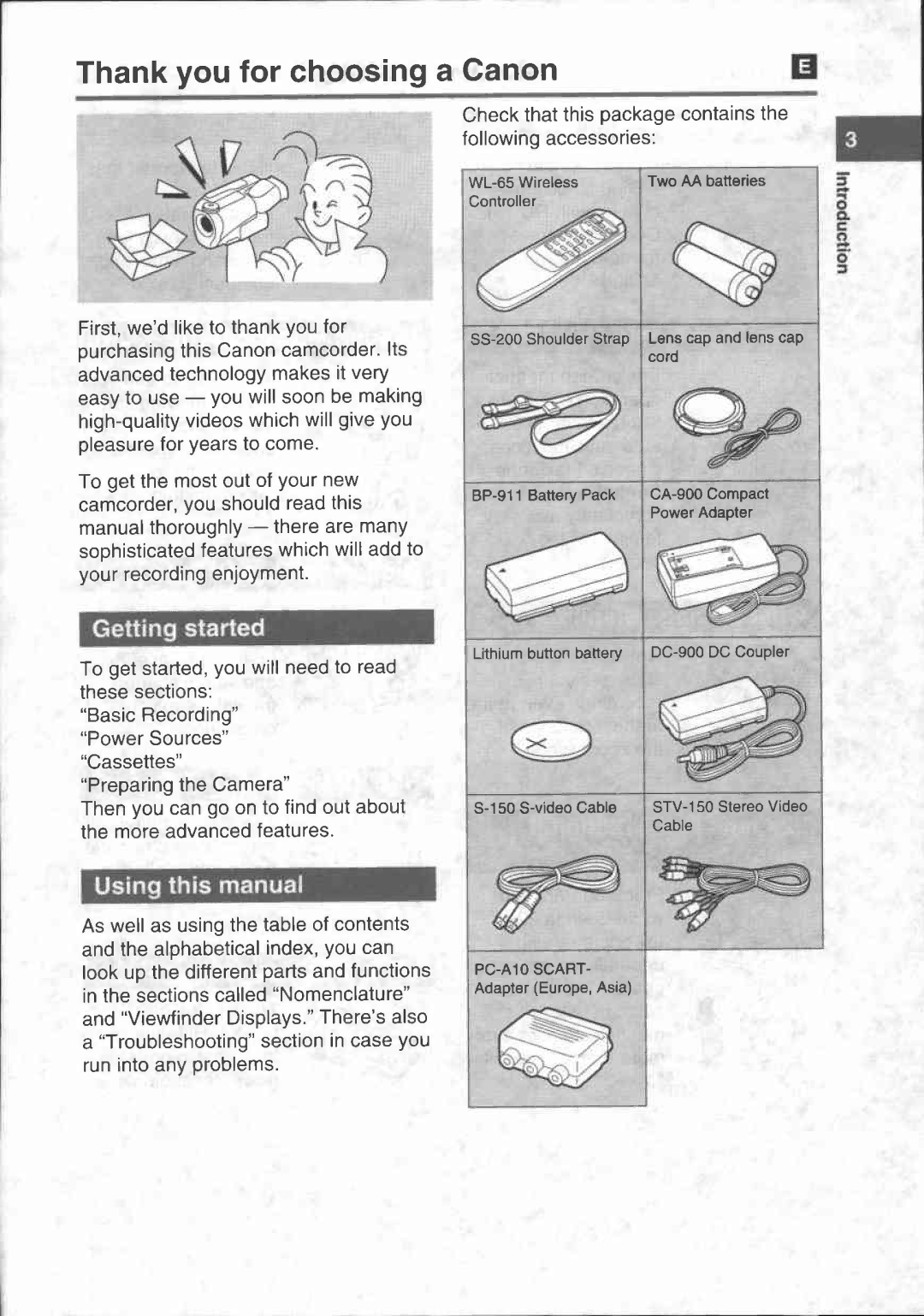 Canon UC-X40, UC-X45 manual 