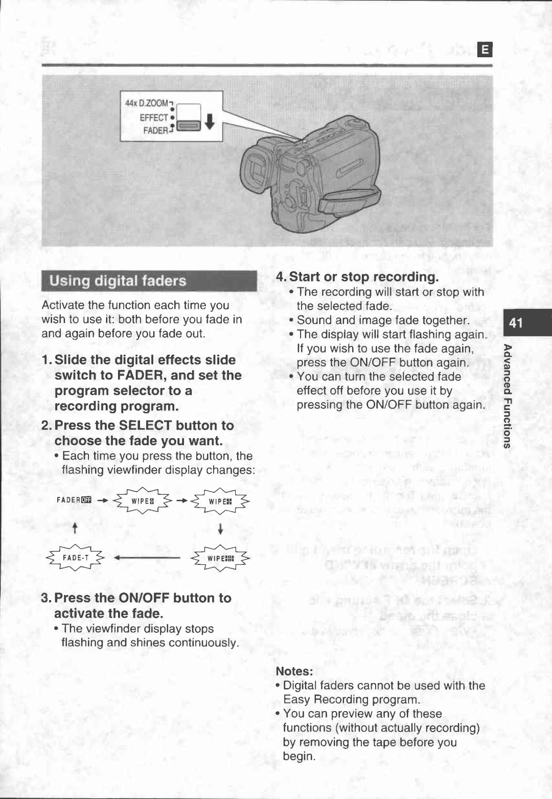 Canon UC-X40, UC-X45 manual 