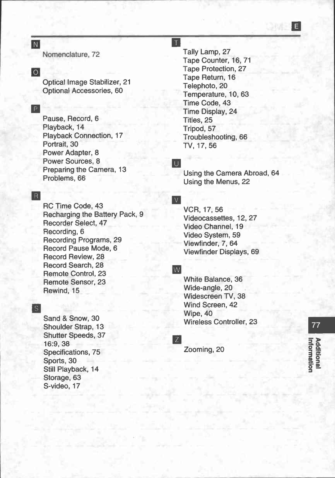 Canon UC-X40, UC-X45 manual 