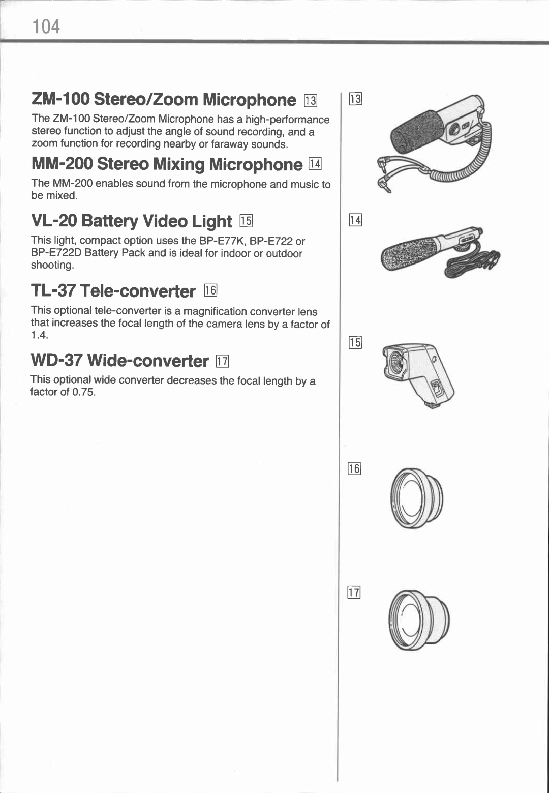 Canon UC1 manual 