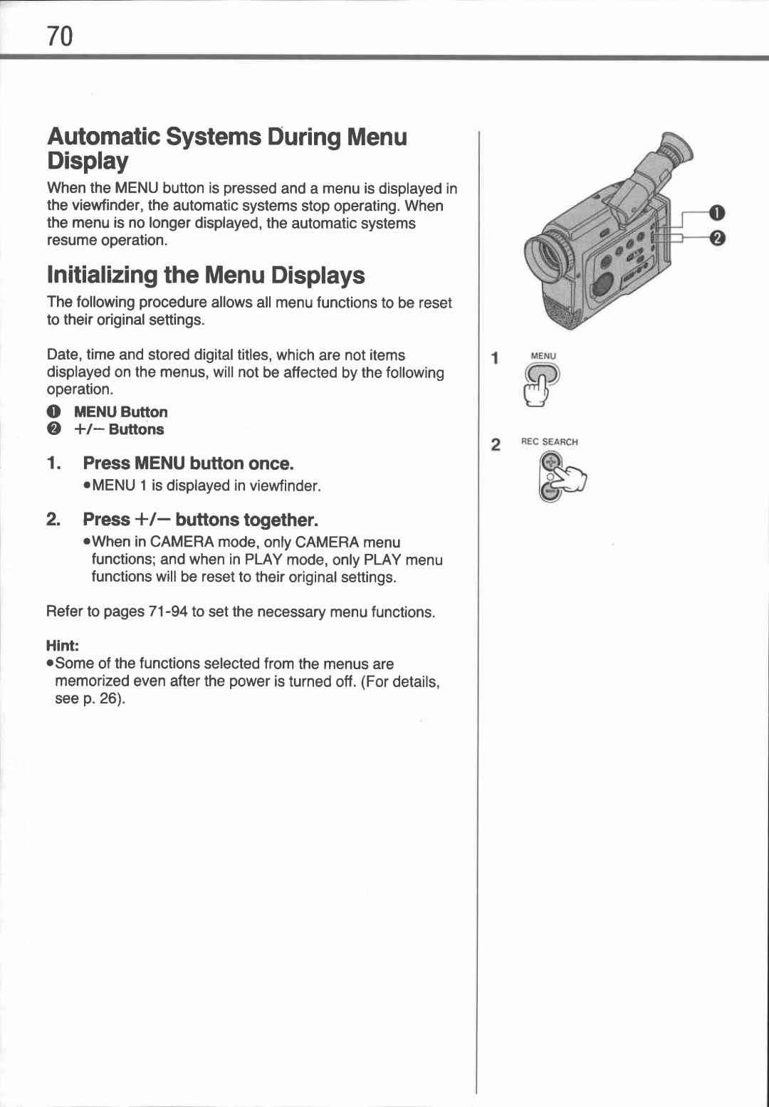 Canon UC1 manual 