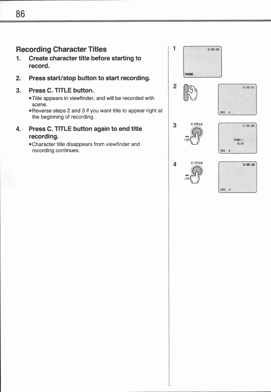 Canon UC1 manual 