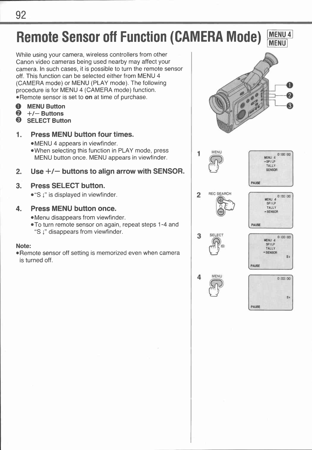 Canon UC1 manual 