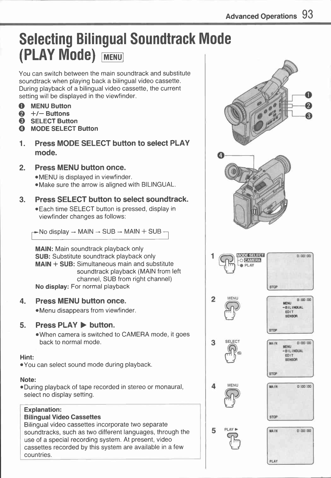 Canon UC1 manual 