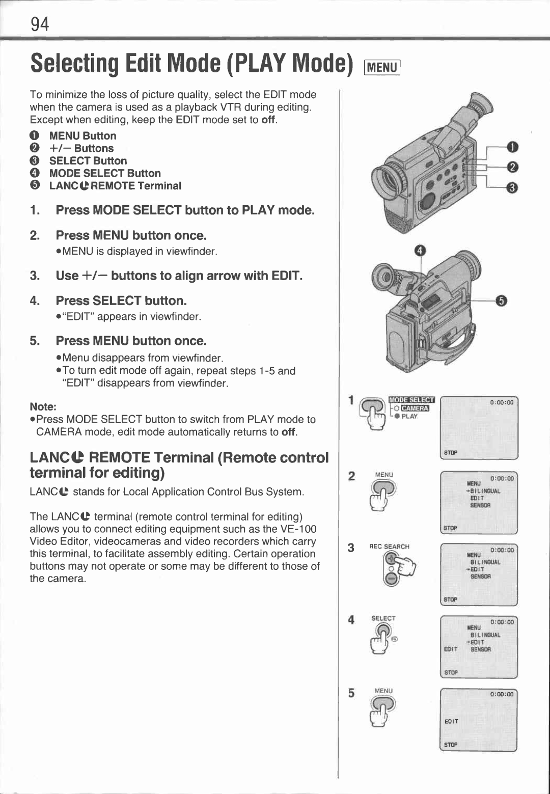 Canon UC1 manual 