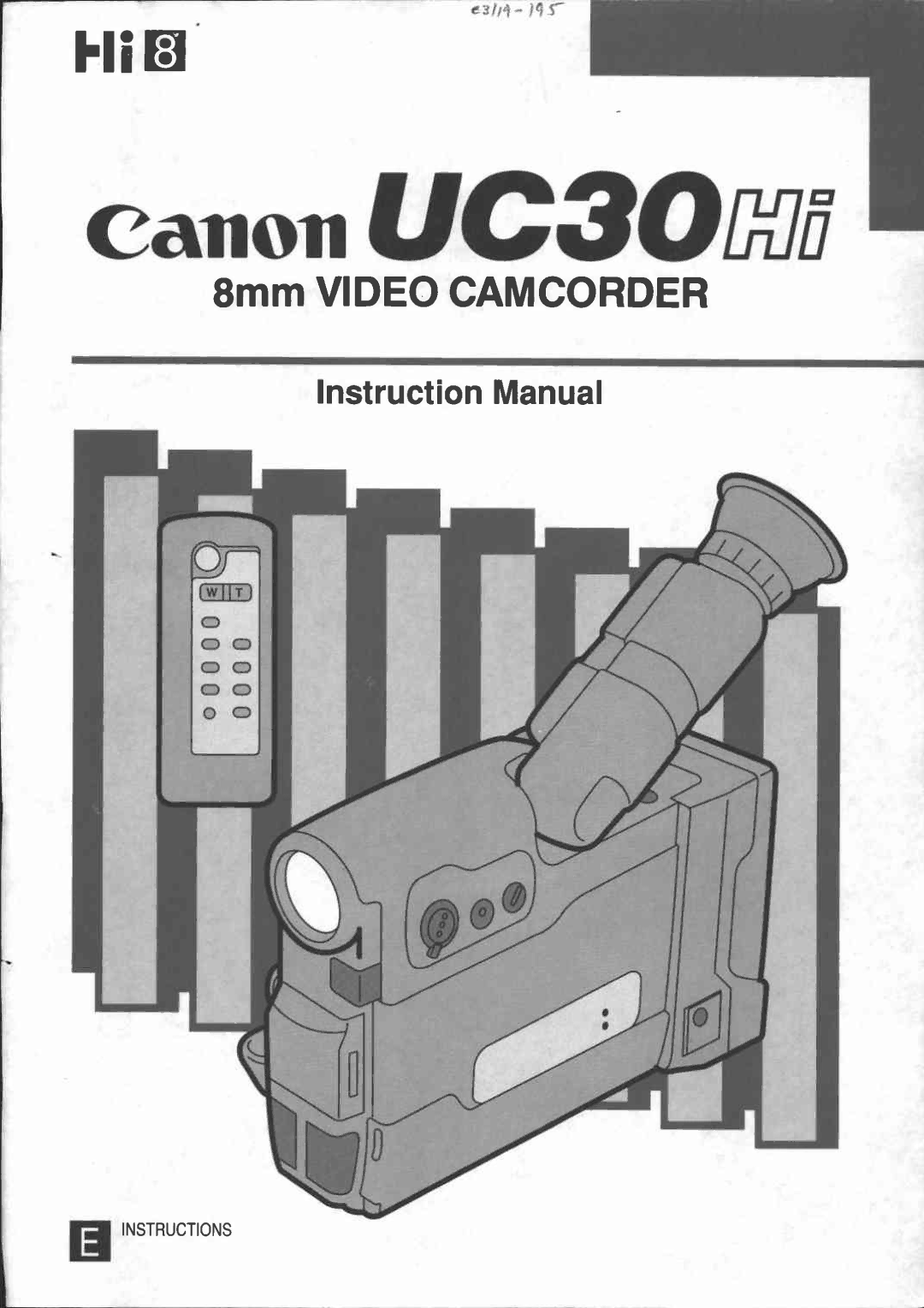 Canon UC30 manual 