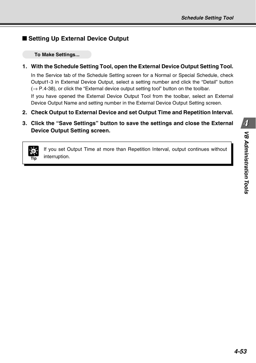 Canon Vb-C50fi user manual Setting Up External Device Output 