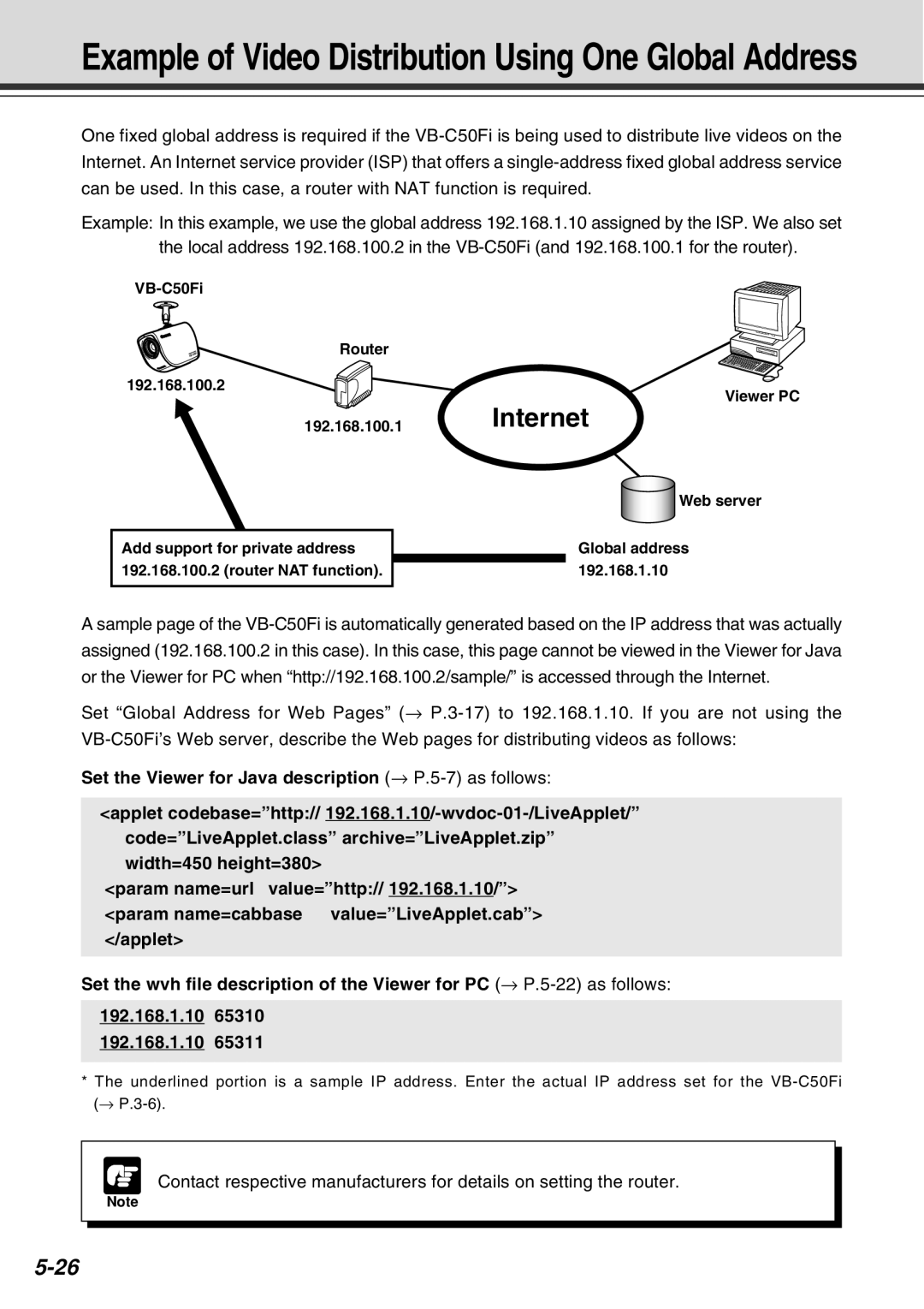 Canon Vb-C50fi user manual Internet, Set the Viewer for Java description → P.5-7 as follows 