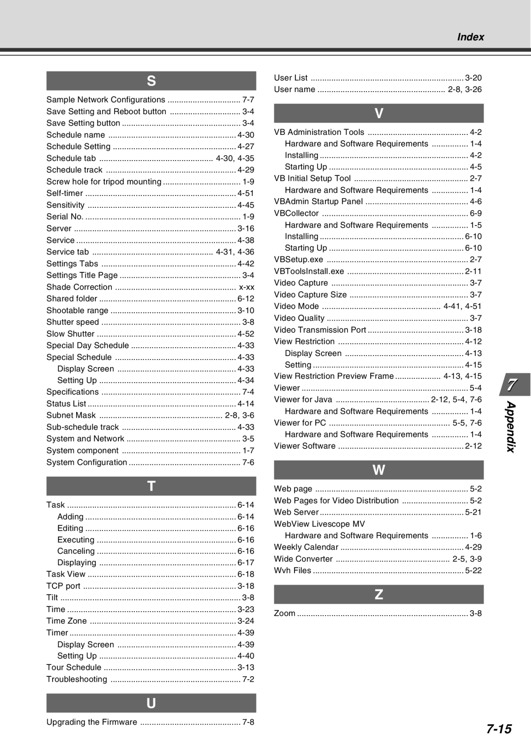 Canon Vb-C50fi user manual WebView Livescope MV 