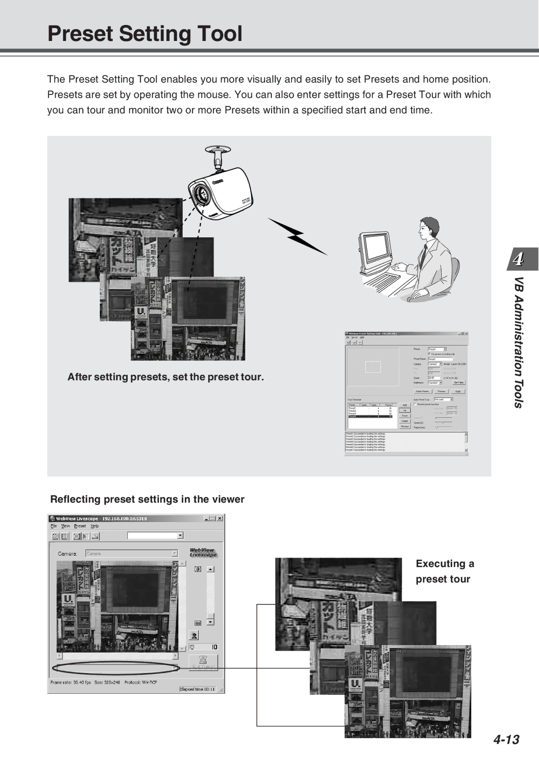 Canon Vb-C50fi user manual Preset Setting Tool 