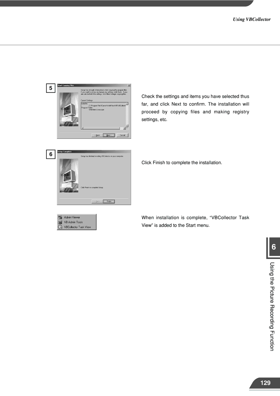 Canon VB101 appendix 129 