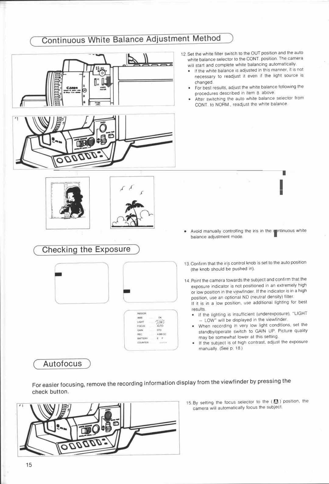 Canon VC 30 manual 