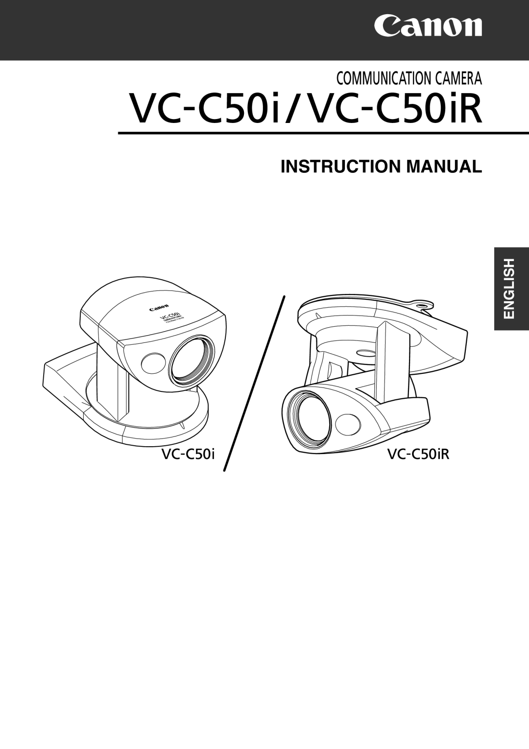 Canon VC-C50i instruction manual English 