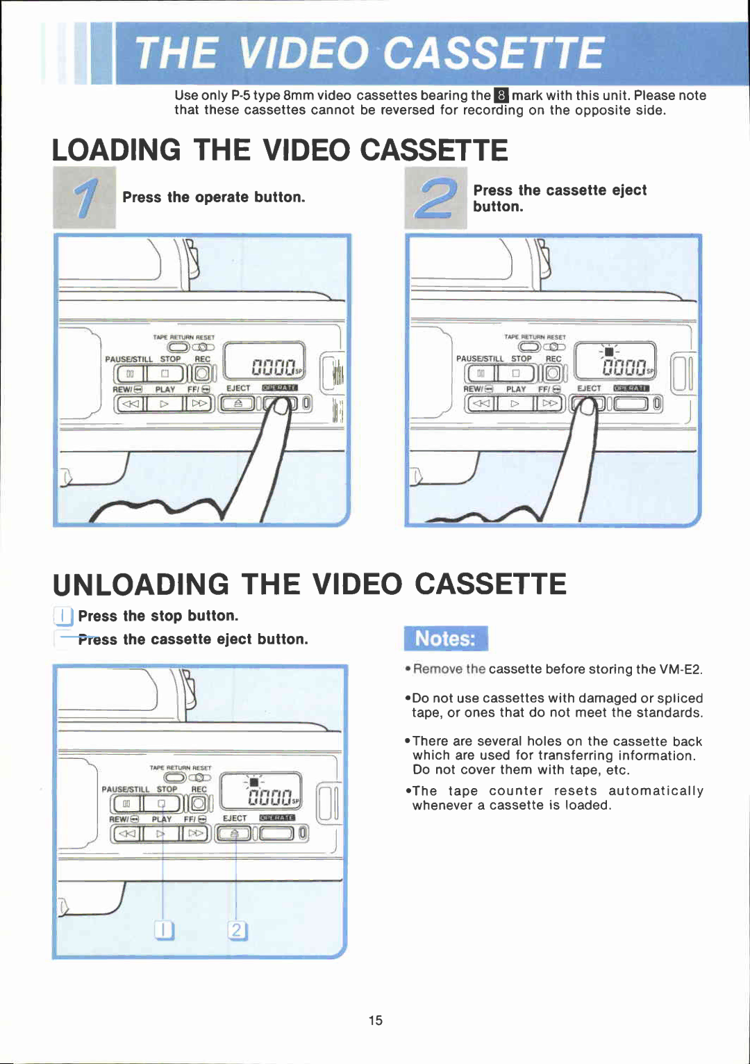 Canon VM E 2 manual 