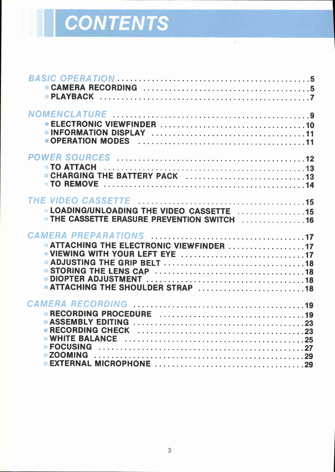 Canon VM E 2 manual 