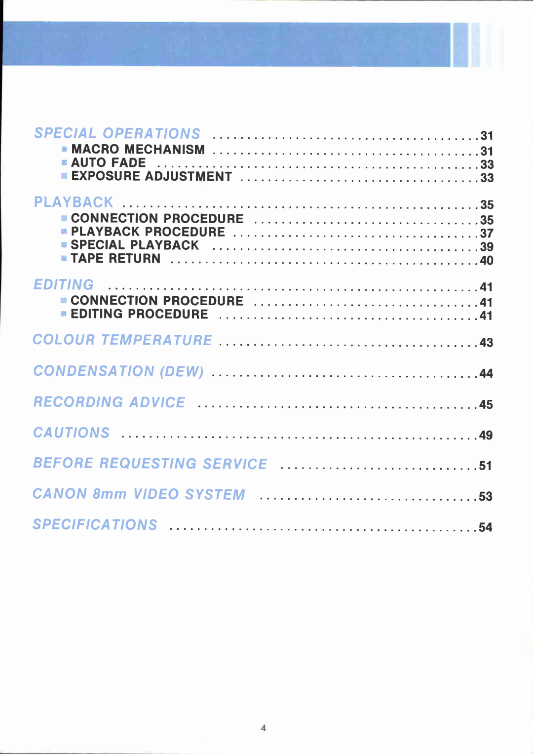 Canon VM E 2 manual 