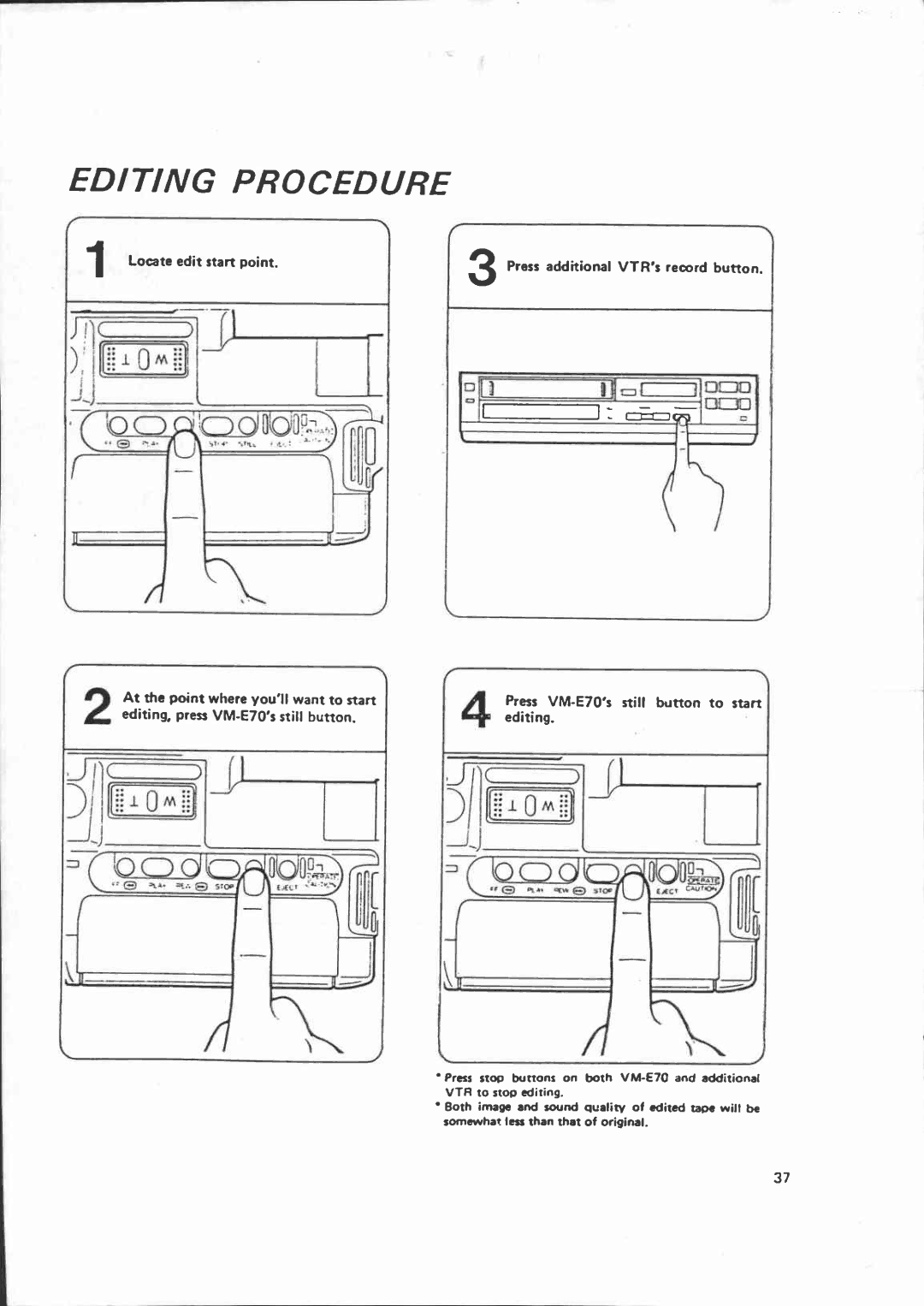 Canon VM-E70 manual 