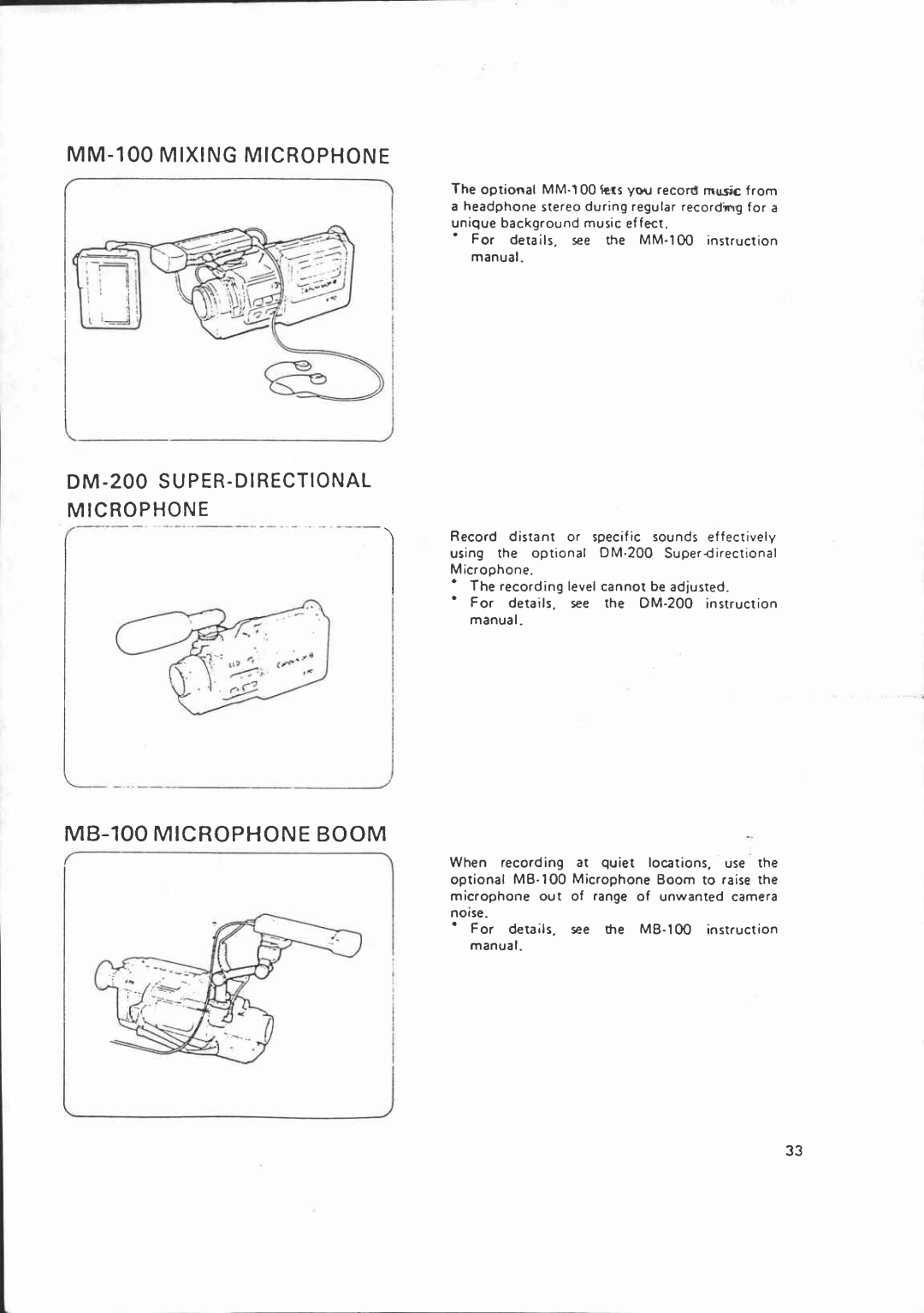 Canon VM-E70 manual 