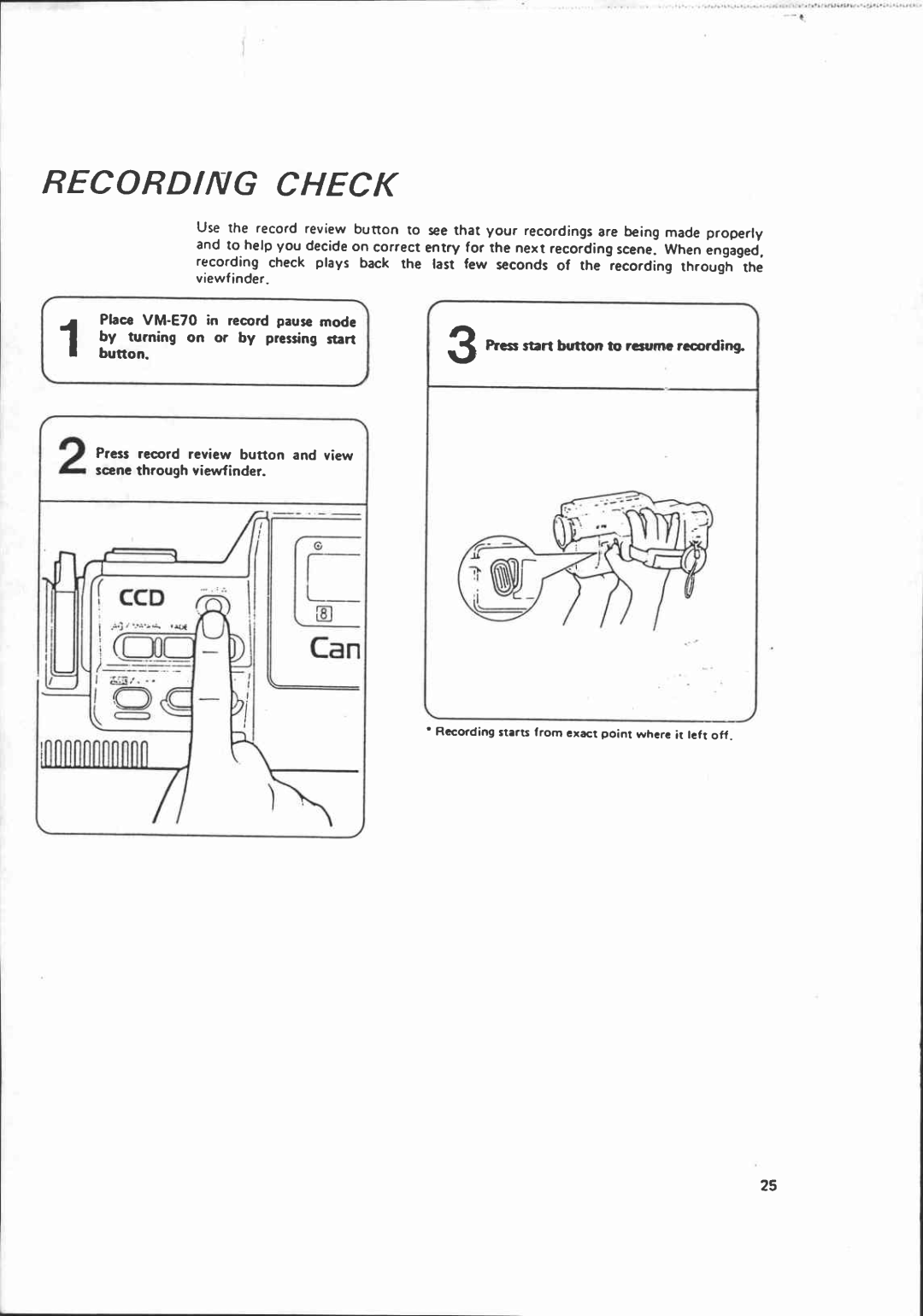 Canon VM-E70 manual 