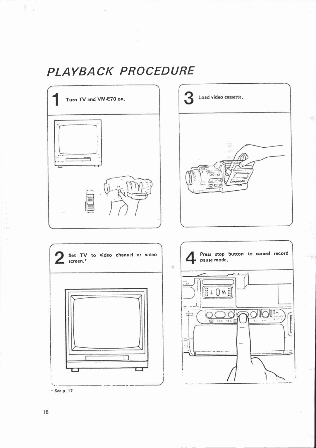 Canon VM-E70 manual 