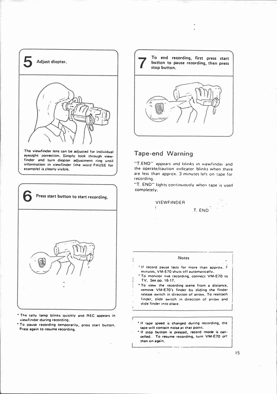 Canon VM-E70 manual 