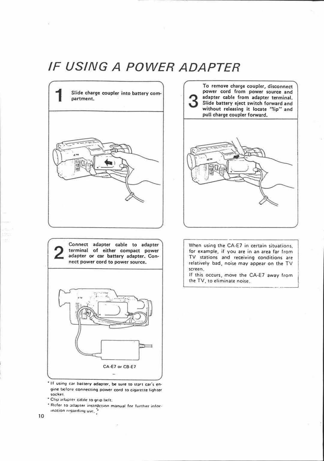 Canon VM-E70 manual 