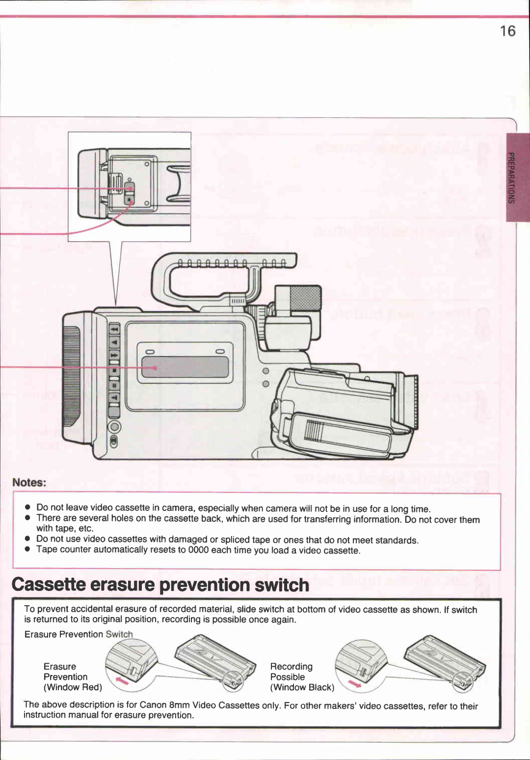 Canon VM-E708 manual 