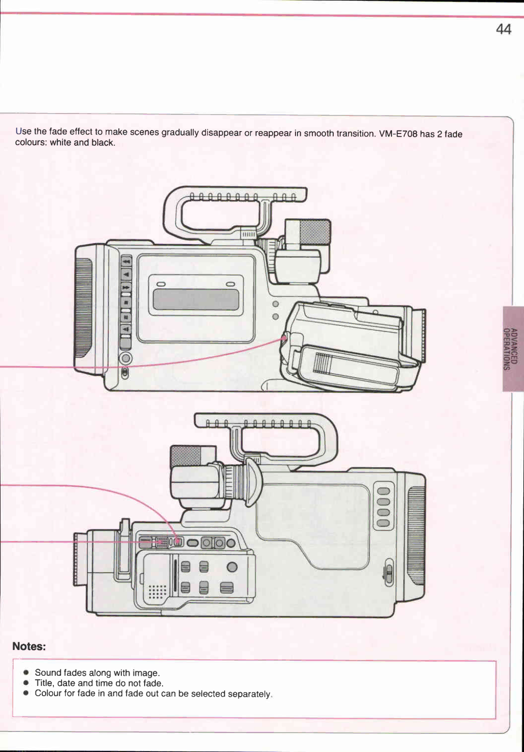 Canon VM-E708 manual 