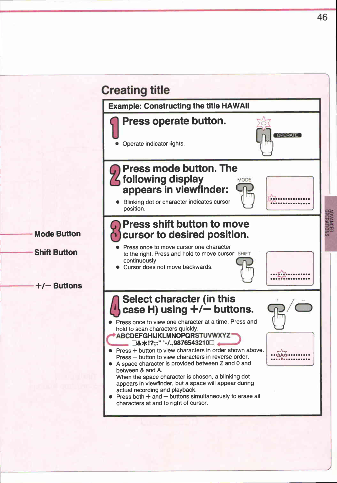 Canon VM-E708 manual 