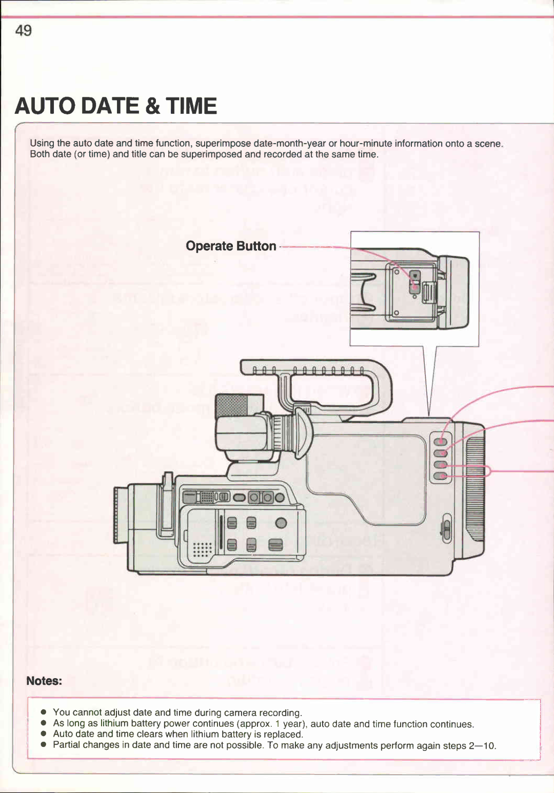 Canon VM-E708 manual 