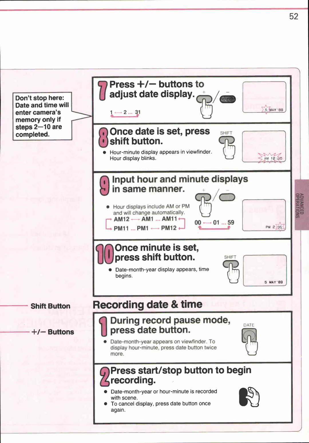 Canon VM-E708 manual 