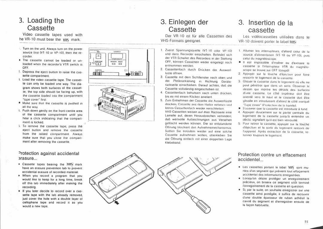 Canon VR 10 manual 