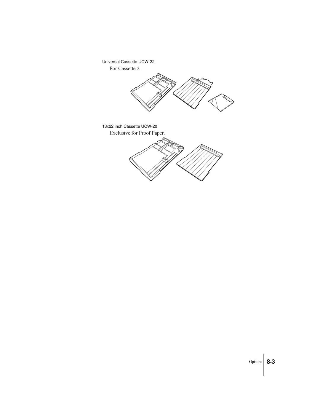 Canon W2200 manual Exclusive for Proof Paper 