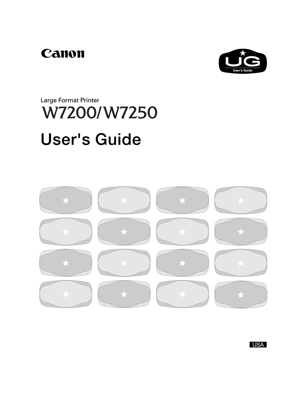 Canon W7250, W7200 manual 