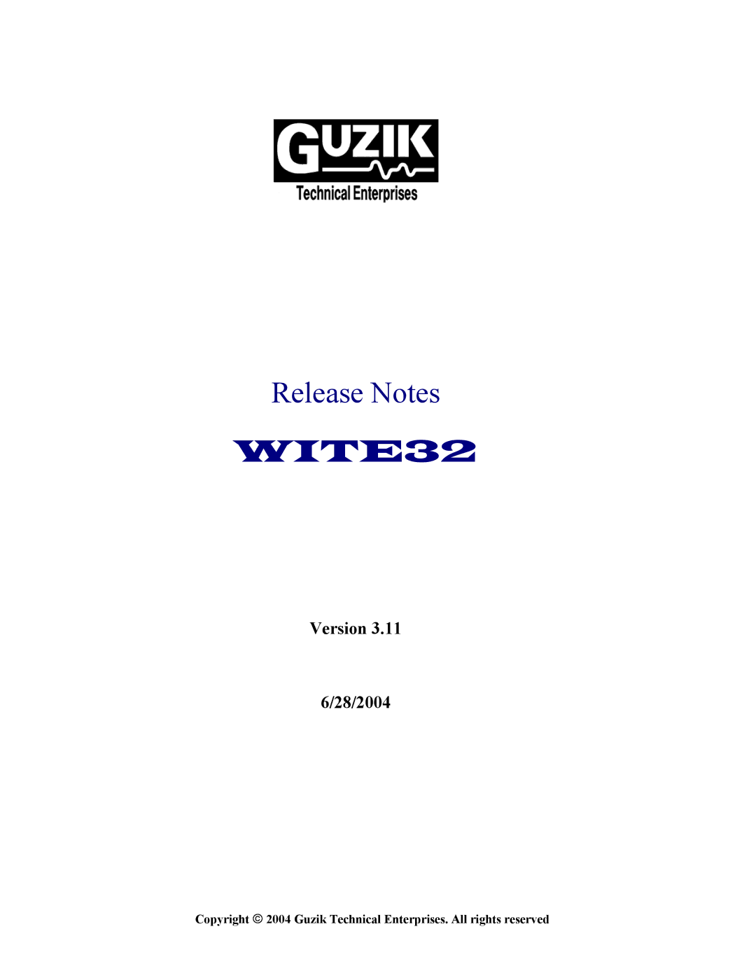 Canon WITE32 manual 