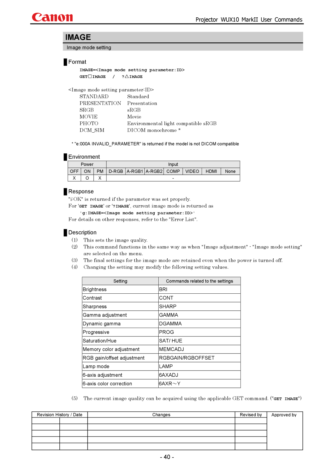 Canon WUX10 manual Image 