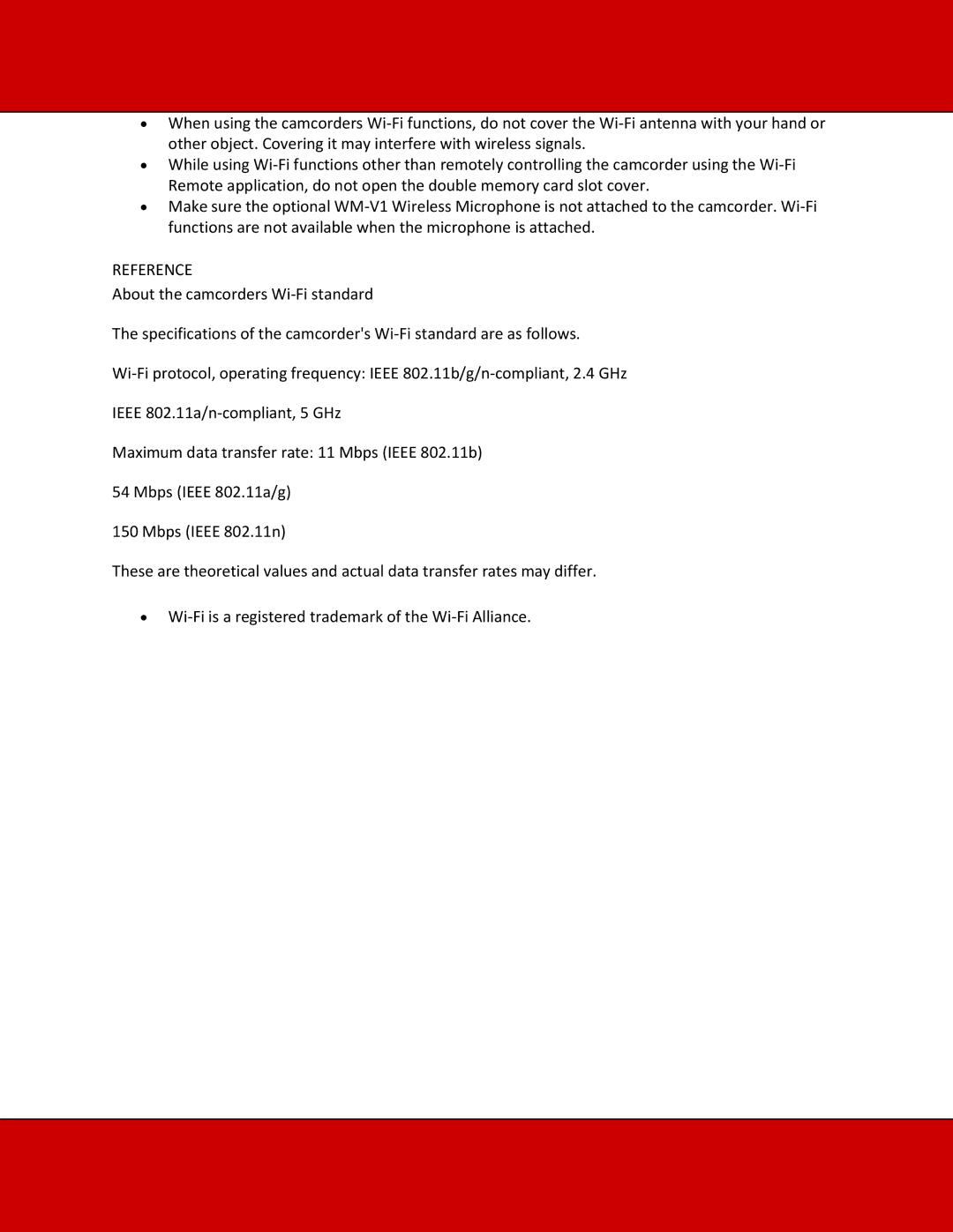 Canon XA20-XA25 manual Reference 