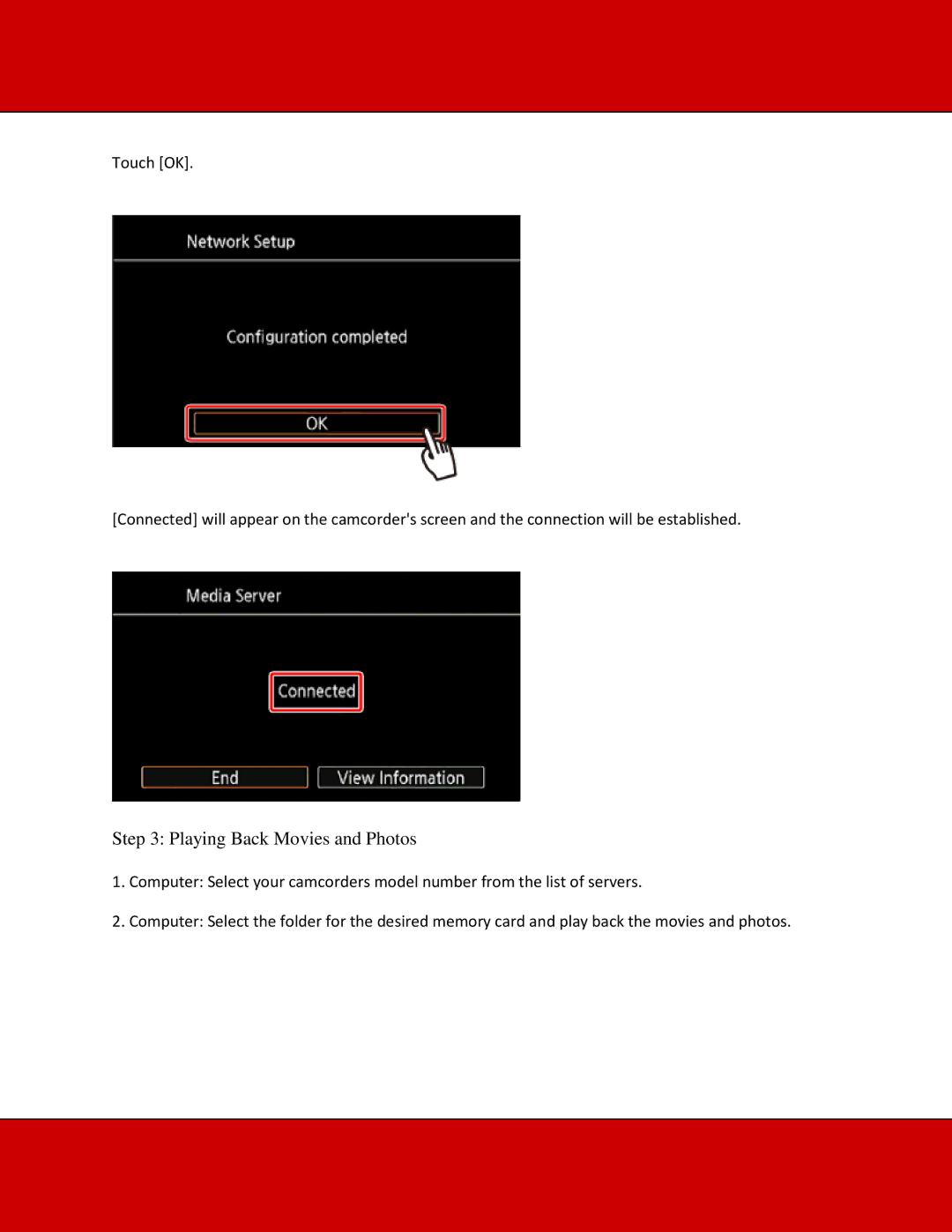 Canon XA20, XA25 manual Playing Back Movies and Photos 