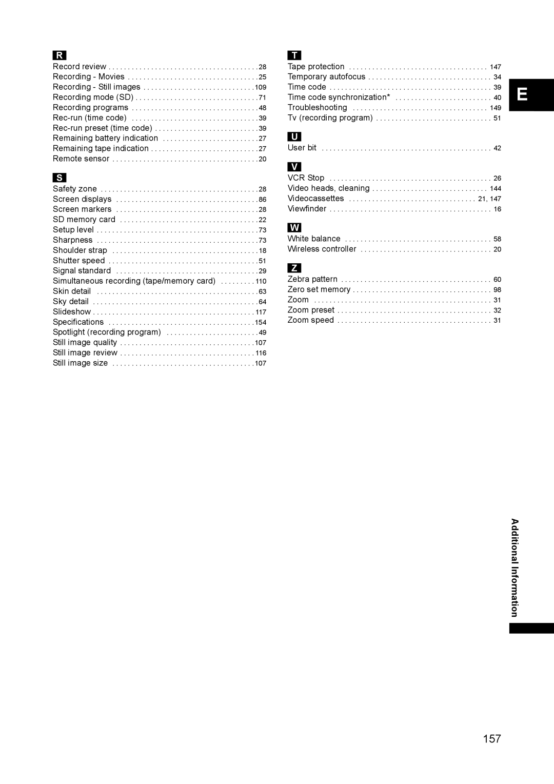 Canon XH A1 instruction manual 157 