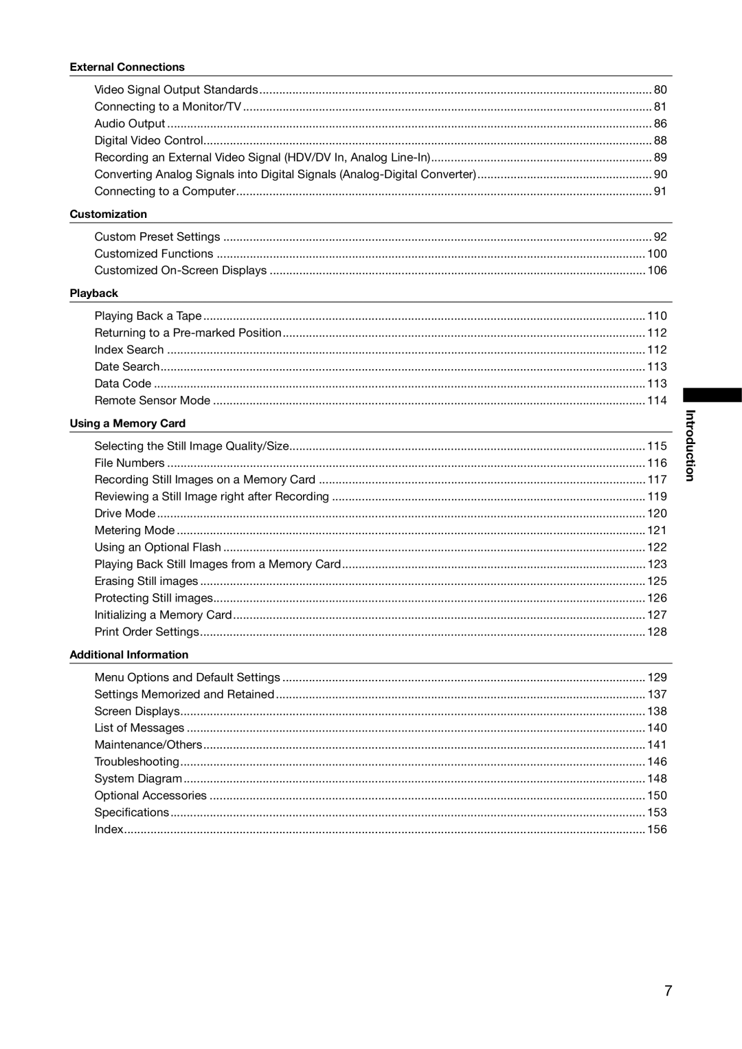 Canon XL H1A, XL H1S instruction manual External Connections 