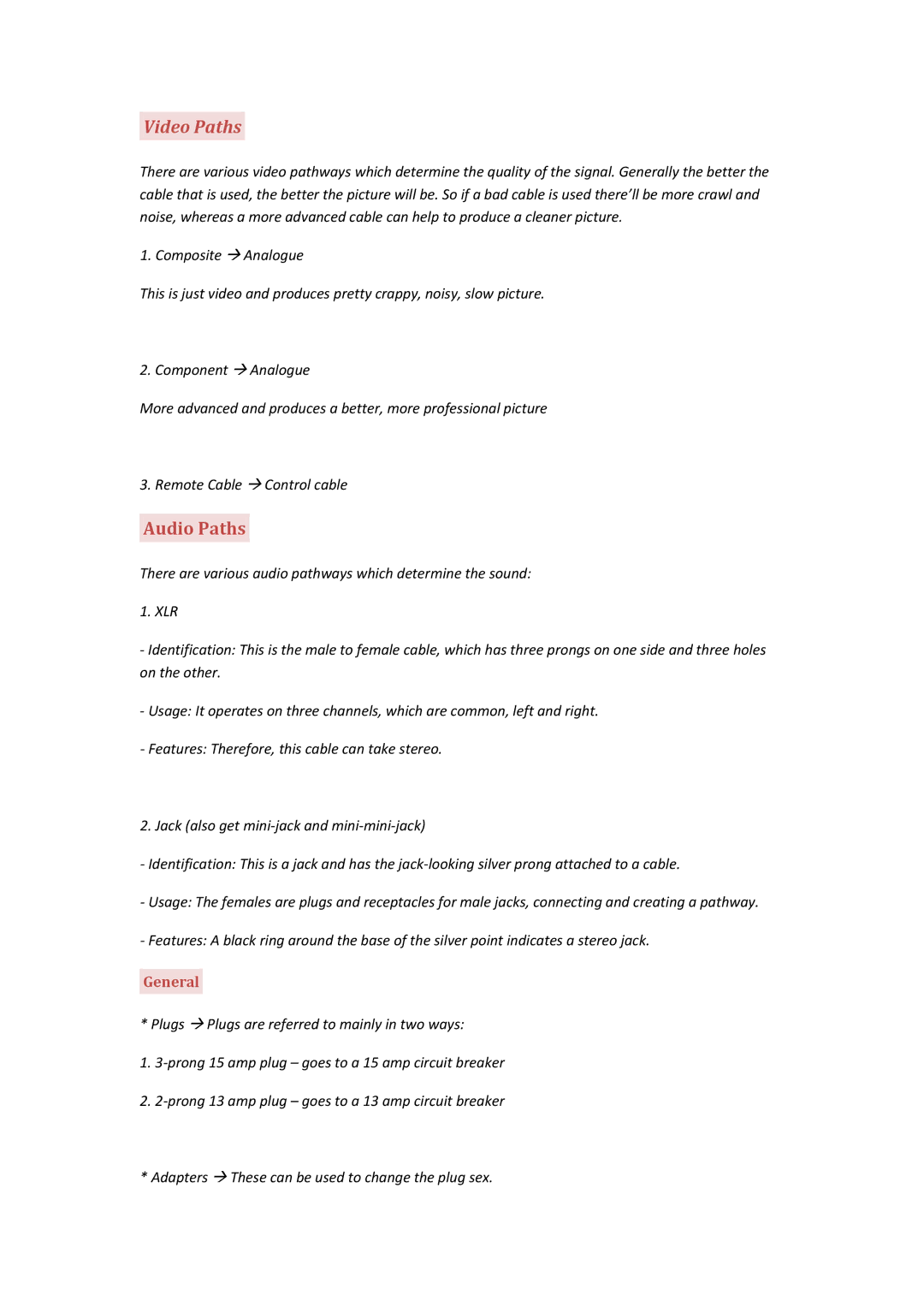 Canon XL1 3CCD manual Video Paths, Audio Paths 