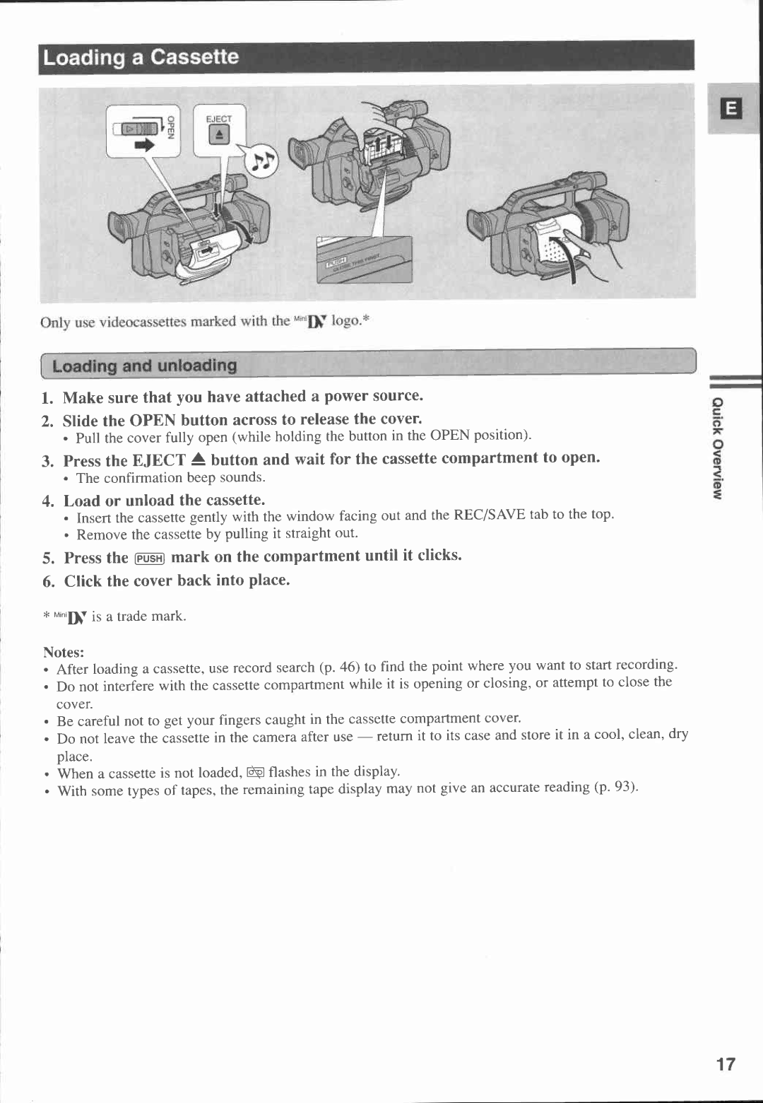 Canon XM1 manual 