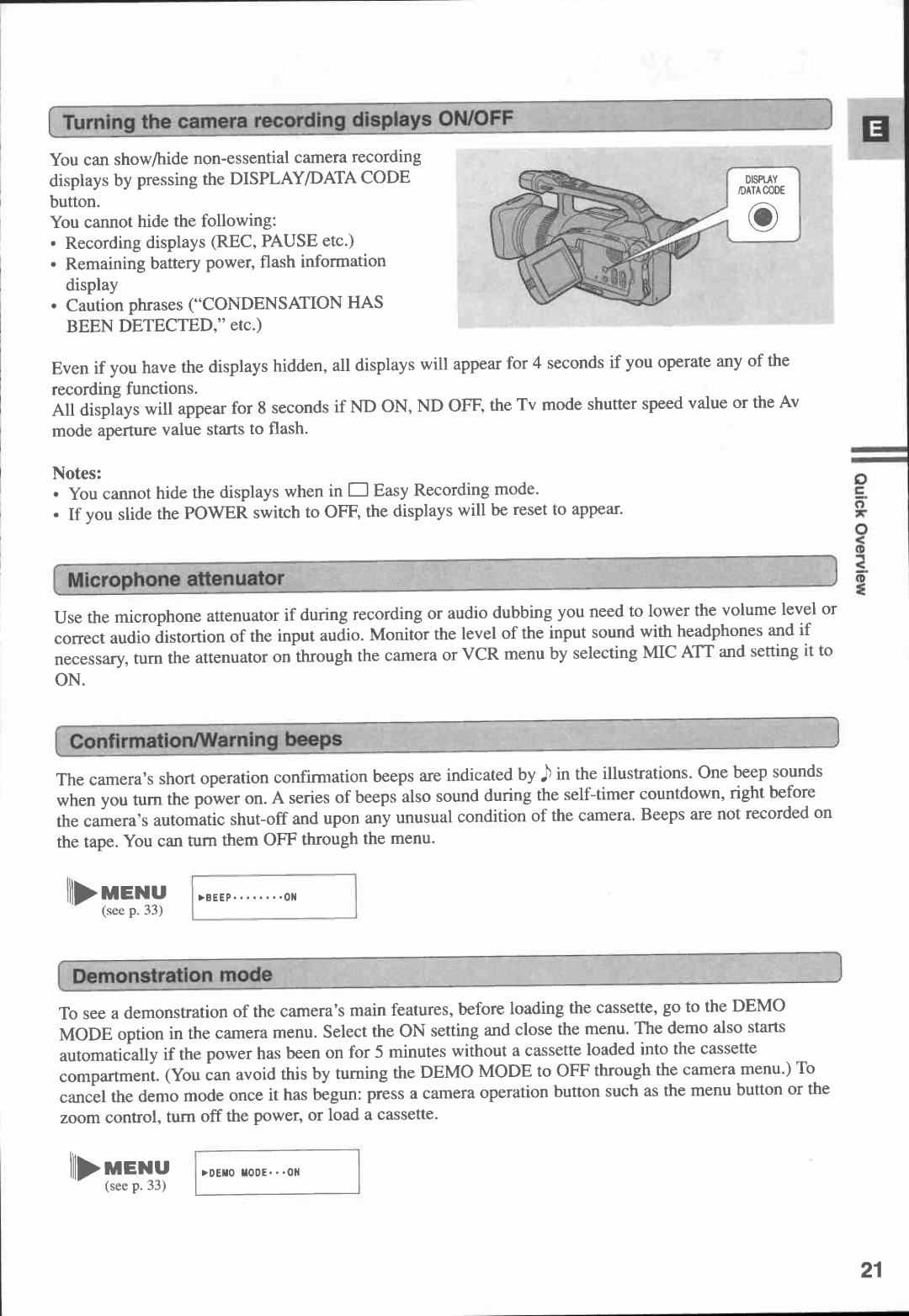 Canon XM1 manual 