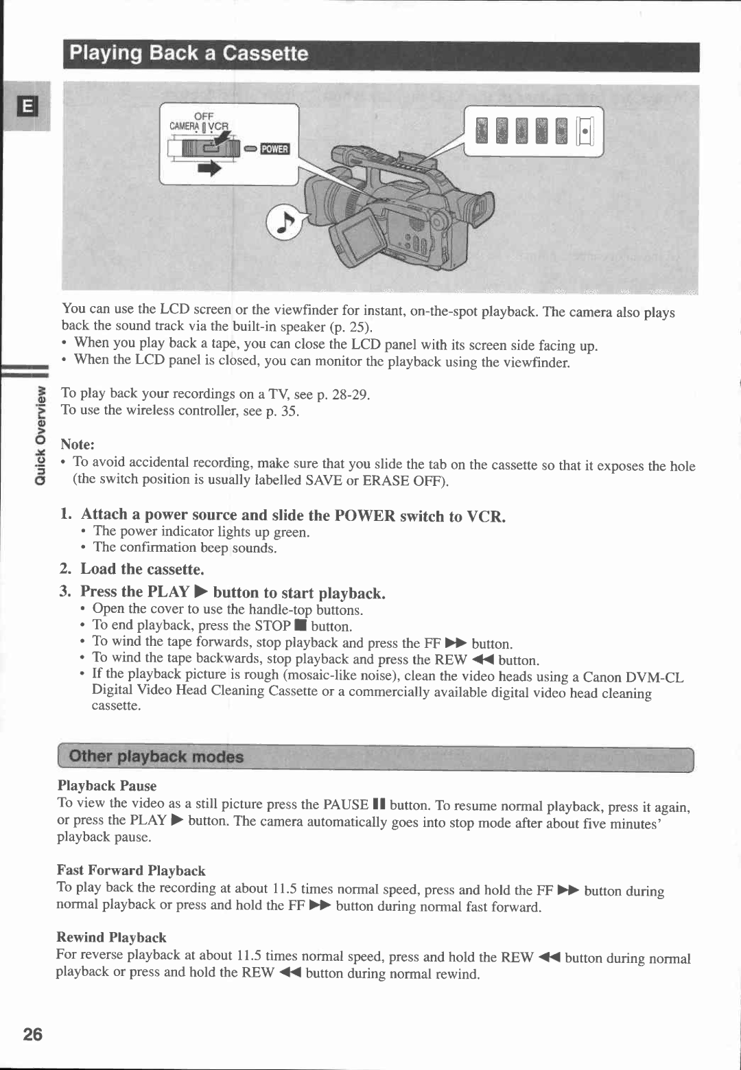 Canon XM1 manual 