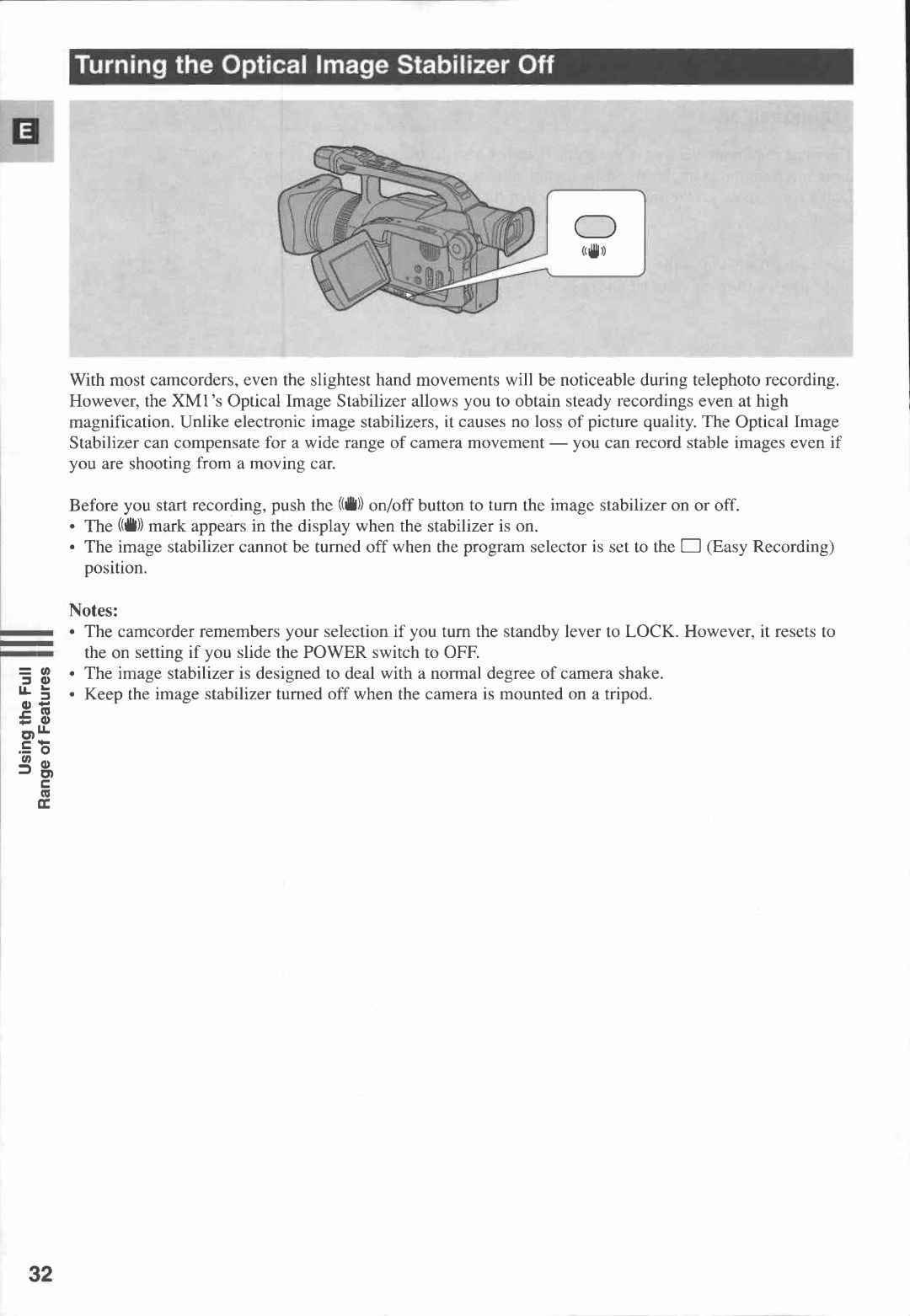 Canon XM1 manual 